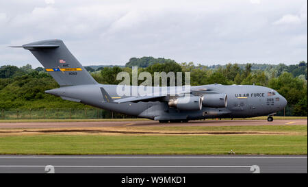 USAF C-17A Globemaster III an der Royal International Air Tattoo 2019 Stockfoto