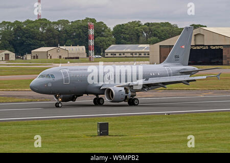 Ungarische Luftwaffe Falcon 7X an der Royal International Air Tattoo 2019 Stockfoto