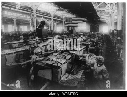 Artillerie Fahrzeuge - Tarnung Abt., American Car & Foundry Company, Detroit, Michigan Stockfoto