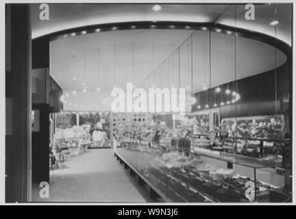 Barton's Bonbonniere, Business am Broadway und 81th St., New York City. Stockfoto