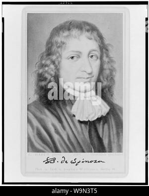 Baruch Spinoza/E.Hader pinxit; phot. u. verl. v. Sophus Williams, Berlin W. Stockfoto