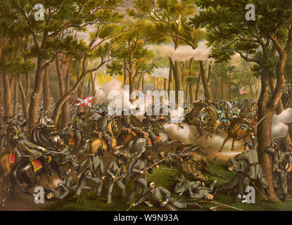 Schlacht in der Wilderness Stockfoto