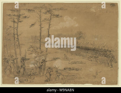 Bajonett für das 2. reg. Kol. Hall. Excelsior Brigade. Fair Oaks Juni 1862 Stockfoto