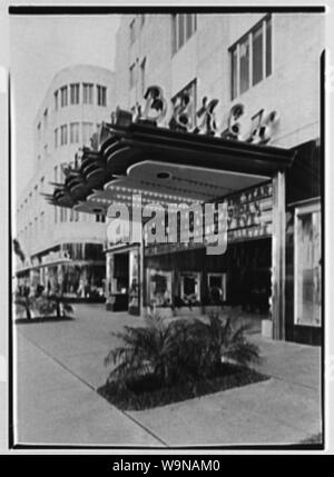 Strand Theater, Lincoln Road, Miami Beach, Florida. Stockfoto