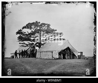 Bealeton, Virginia Marketenderin das Zelt an der Armee des Potomac Hauptsitz Abstract: Ausgewählte Bürgerkrieg Fotografien, 1861-1865 Stockfoto