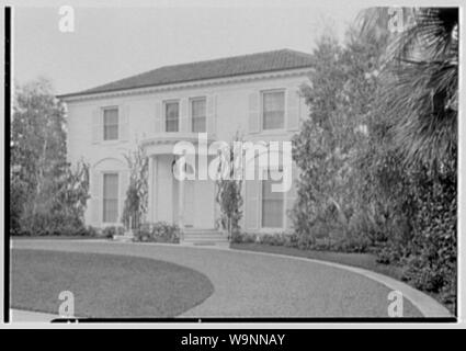 Bennett Chapple, Residenz auf Barton Rd., Palm Beach, Florida. Stockfoto