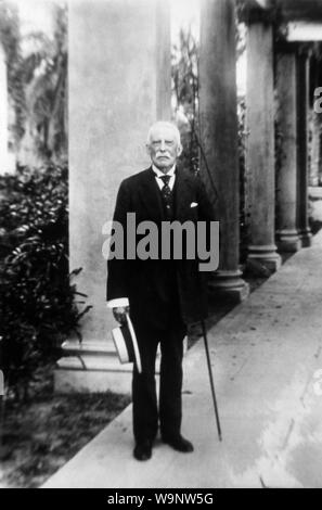 Henry Morrison Flagler, einer der Gründer von Palm Beach und Miami, Florida, wurde ein Öl- und Railroad Tycoon der amerikanischen Gilded Age. (USA) Stockfoto