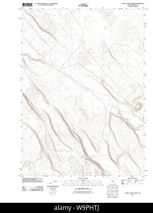 USGS Topo Karte Michigan See auf der Spur 20110829 TM Wiederherstellung Stockfoto