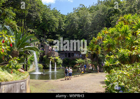 Der tropische Garten Monte Palace ist einer der schönsten Gärten der Welt Stockfoto