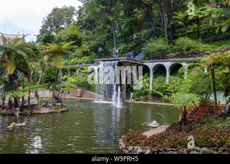 Der tropische Garten Monte Palace ist einer der schönsten Gärten der Welt Stockfoto