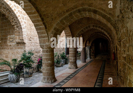 Die mahmoudiya Moschee Innenansicht, Old Jaffa in Tel Aviv, Israel Stockfoto