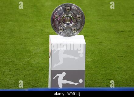 Firo: 24.08.2018, Fußball, 1.Bundesliga, Saison 2018/2019, FC Bayern München - TSG 1899 Hoffenheim, Meisterschaft, Funktion, Einleger | Verwendung weltweit Stockfoto