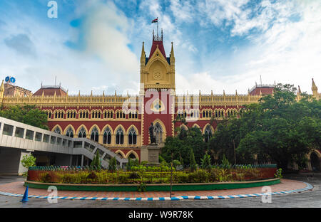 Die calcutta High Court ist der älteste High Court in Indien. Es hat Gerichtsbarkeit über den Zustand von West Bengalen und das Gebiet der Union der Andaman ein Stockfoto