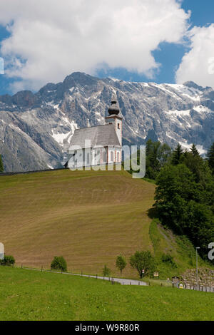 Kirche St. Niclas, Hochkönig, Kaprun, Zell am See, Pinzgau, Land Salzburg, Österreich, Europa, Hochkönig Stockfoto