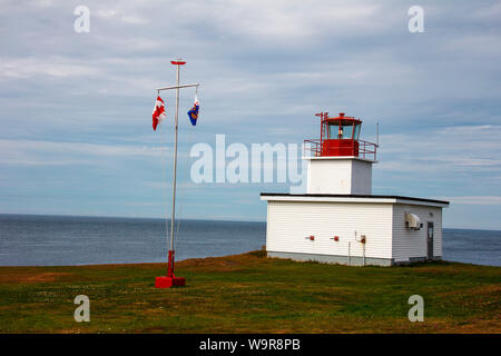 Leuchtturm Brier Island, Brier Island, Nova Scotia, Kanada Stockfoto