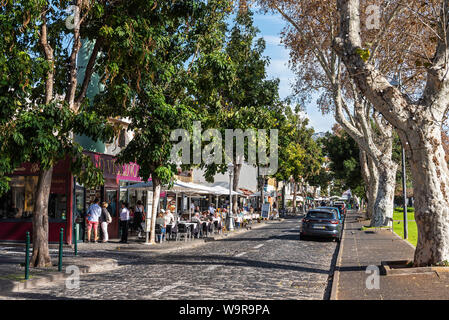 Restaurant, Funchal, Madeira, Portugal Stockfoto