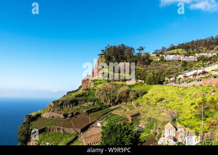 Observation Deck Cabo Girao, Camara de Lobos, Madeira, Portugal Stockfoto