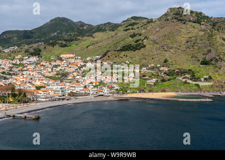 Küstendorf, Machico Madeira, Portugal Stockfoto