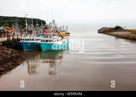 Alma, Hafen, Flut, New Brunswick, Kanada Stockfoto