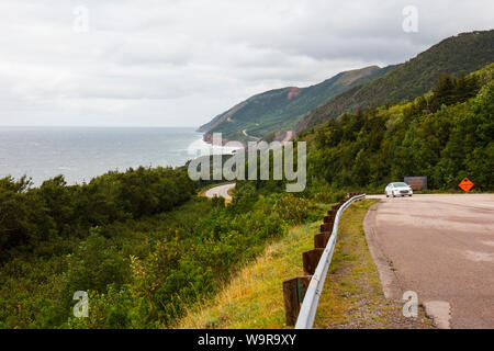 Cabot Trail, Cape Breton Nationalpark, Cape Breton Island, Nova Scotia, Kanada Stockfoto