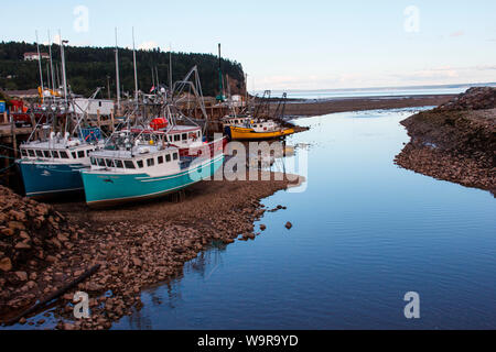 Alma, Port, Ebbe, New Brunswick, Kanada Stockfoto