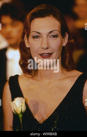 Ute Lemper, deutsche Musicaldarstellerin, Chansonsängerin und Plant, Deutschland 1997. Deutsche musical Schauspielerin und chansonsängerin Ute Lemper, Deutschland 1997. Stockfoto