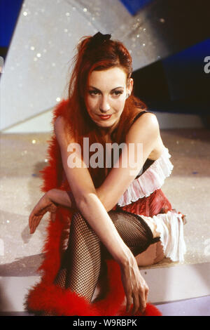 Ute Lemper, deutsche Musicaldarstellerin, Chansonsängerin und Plant, Deutschland 1992. Deutsche musical Schauspielerin und chansonsängerin Ute Lemper, Deutschland 1992. Stockfoto