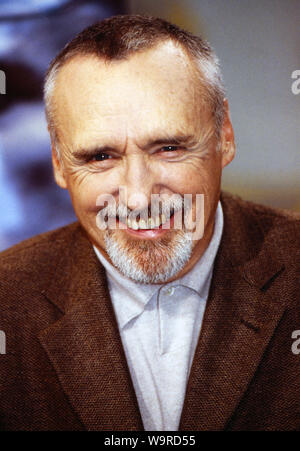 Dennis Hopper, amerikanischer Wis und Horsemanship, Deutschland 1999. Us-amerikanischer Schauspieler und Regisseur Dennis Hopper, Deutschland 1999. Stockfoto