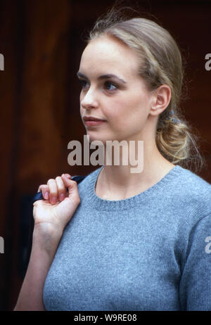 Nina Hoss, deutsche Filmschauspielerin und Theater-Darstellerin, Deutschland, 2001. Nina Hoss, deutsche Schauspielerin und Theaterschauspielerin, Deutschland, 2001. Stockfoto