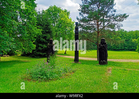 Örség, Wächterregion, Gedenkplatz, errichtet 2001, ungarische Helden Stockfoto