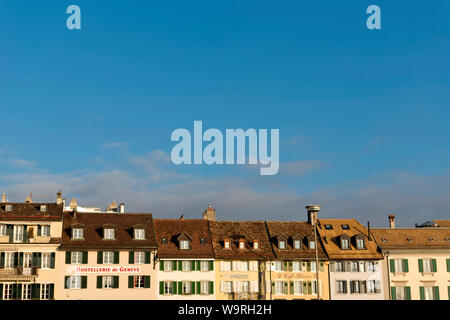 Schweiz, Waadt, Waadt, Vevey, Ville, Stadt, Stadt Stockfoto