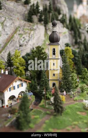 Die Bayern Zone in der Miniataur Wunderland, Hamburg, Deutschland Stockfoto