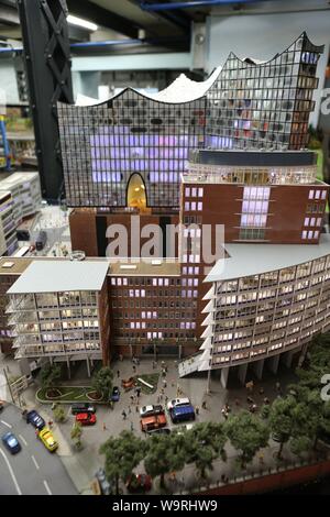 Die Hamburger Zone in der Miniataur Wunderland, Deutschland Stockfoto