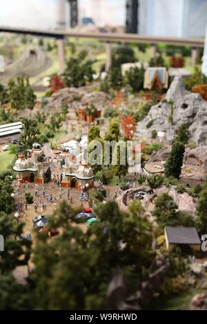 Die Hamburger Zone in der Miniataur Wunderland, Deutschland Stockfoto