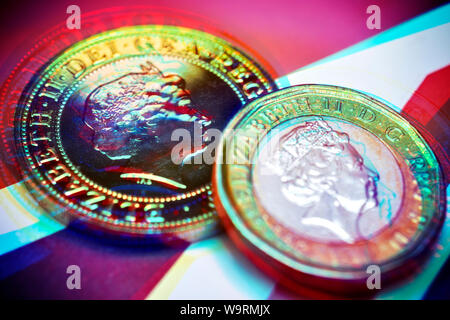 British Pound Sterling Münzen