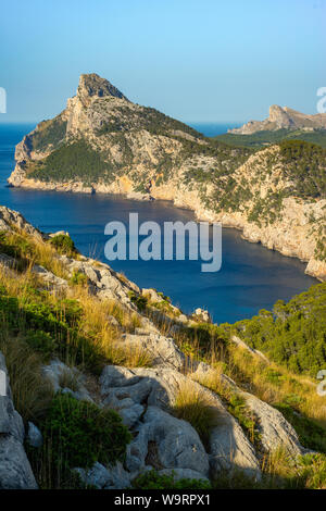 Blick auf die Halbinsel Formentor auf Mallorca Stockfoto