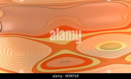 3D-Rendering abstrakte Minimalismus Arizona Canyons der Erde farbige analog Farbton Programme kostenlose Farben grafik design Resource Stockfoto