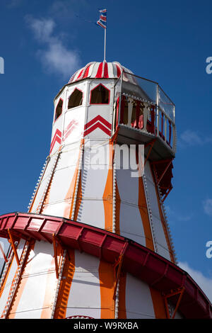 Helter Skelter auf South Parade Pier, Fareham, Hampshire Stockfoto