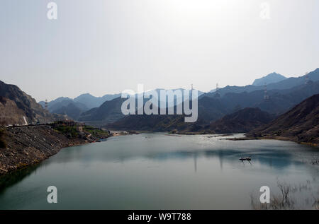 Wasserbehälter in Sharjah Stockfoto