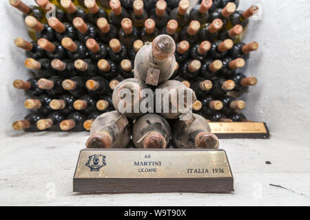 Martini 1936 Museum und Lagerbereich Issilkul Weingut Chisinau Moldawien Stockfoto