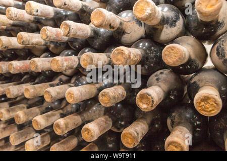 Alter Wein Museum und Lagerbereich Issilkul Weingut Chisinau Moldawien Stockfoto