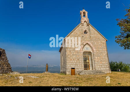 Sinj Altstadt Kirche Stockfoto