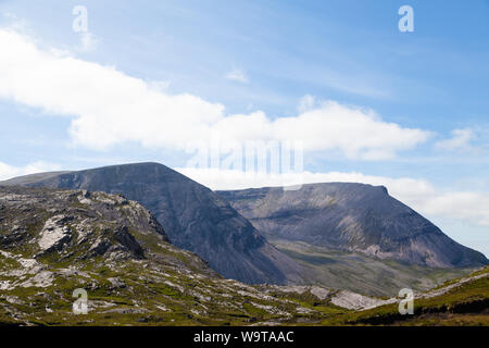 Blick in Richtung der Corbett Arkle aus den unteren Hängen des Meall Horn, Sutherland, Schottland. Stockfoto