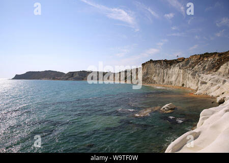 Scala dei Turchi, Realmonte, Porto Empedocle, Sizilien, Italien Stockfoto