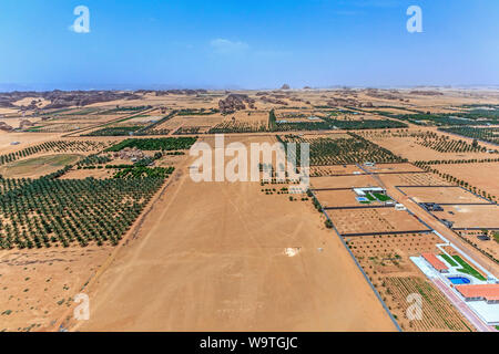 Luftaufnahme von Dedan, Riad, Saudi-Arabien Stockfoto