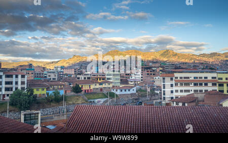 Panorama Ansicht von Puno Region Stockfoto