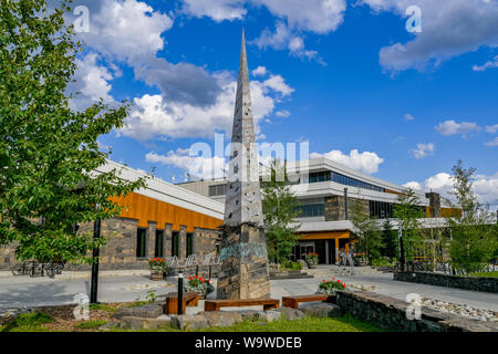 Höhe Ort, Erholungszentrum, Canmore, Alberta, Kanada Stockfoto