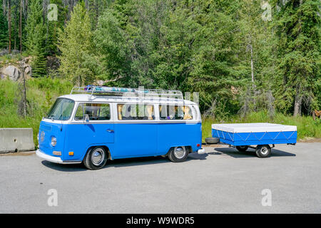 Klassischer Volkswagen, VW-Transporter, Stockfoto