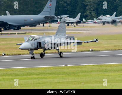 SAAB JAS 39C Gripen in der Royal International Air Tattoo 2019 Stockfoto