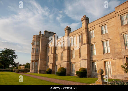 Grimsthorpe, Vereinigtes Königreich. 15 Aug, 2019. Ein Blick auf grimsthorpe Schloss in Lincolnshire, Kredit: Jonathan Clarke/Alamy leben Nachrichten Stockfoto